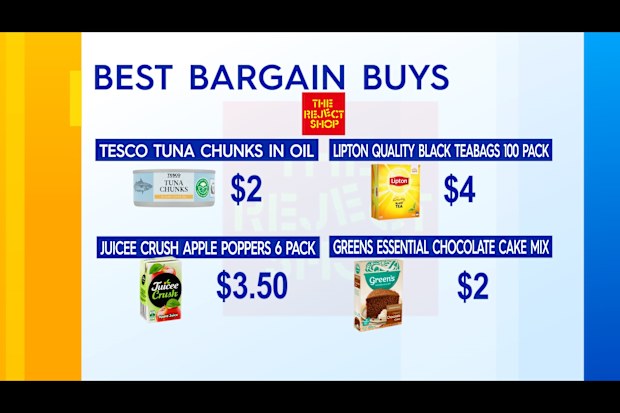 The Reject Shop best bargains April 7