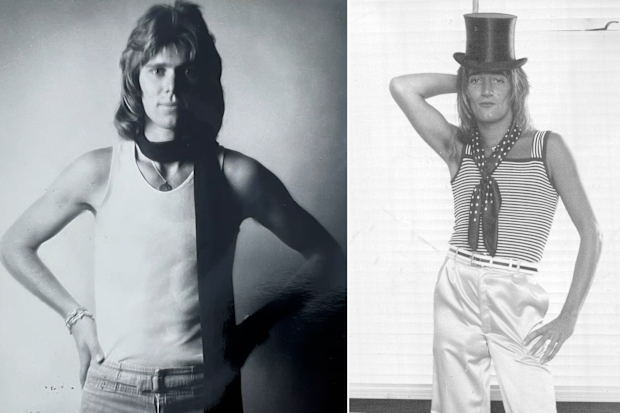 Richard Wilkins during his earlier career as a singer, with Rod Stewart.