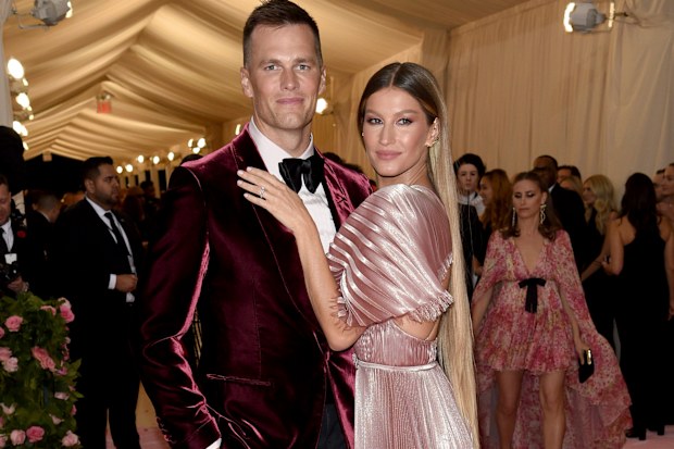 Tom Brady and Gisele Bundchen attend The Metropolitan Museum of Art's Costume Institute benefit gala on May 6, 2019, in New York. 