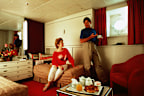 FAIRSTAR:960625:SMH NEWS:Pix SUPPLIED:WED_26:.........P&O Fair Princess...outside twin cabin.