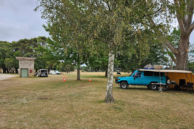 Forth Recreation Ground campsite in Tasmania