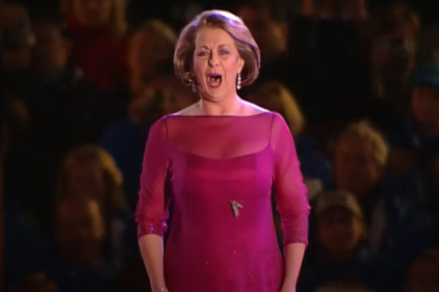 Yvonne Kenny performing at the 2000 Olympics