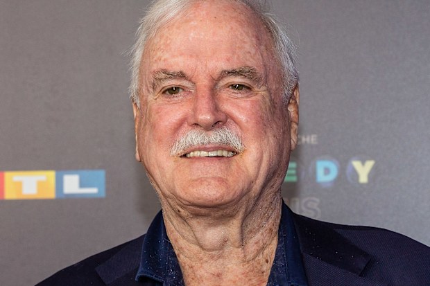 John Cleese pose for the 23rd annual German Comedy Awards at Studio in Koeln Muehlheim on October 2, 2019 in Cologne, Germany. 