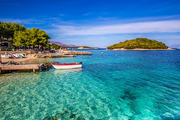 Ksamil -  Butrint National Park, Sarande, Southern Albania, Europe