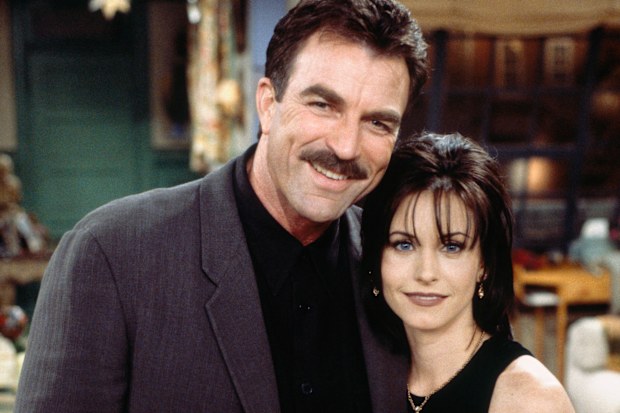 Courteney Cox and Tom Selleck