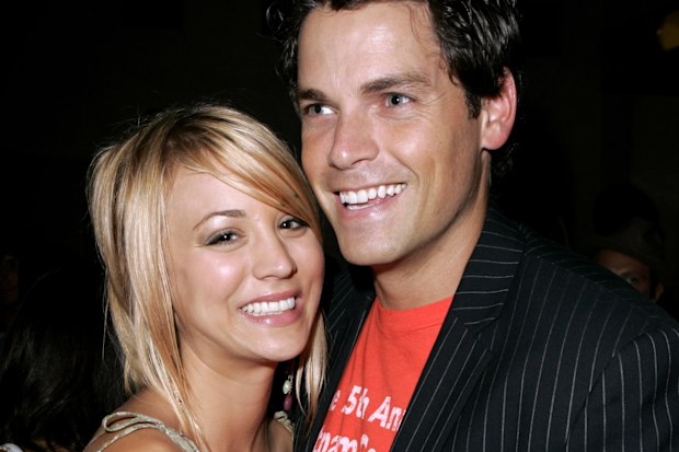 Kaley Cuoco and Jaron Lowenstein
