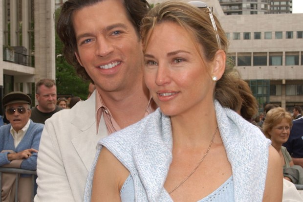 Harry Connick Jr and Jill Goodacre in New York in 2003