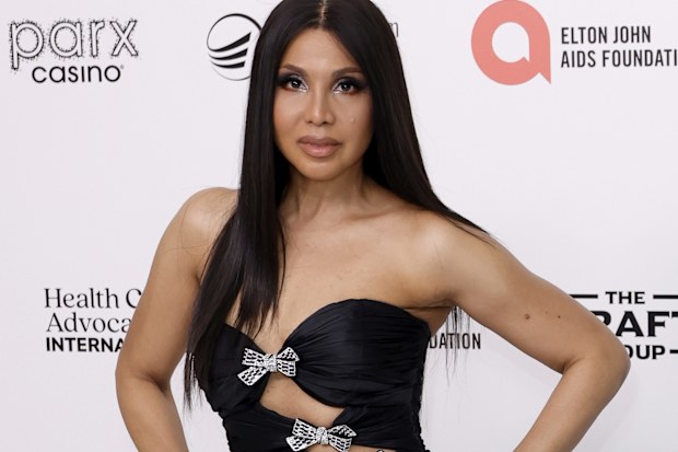 Toni Braxton attends the Elton John AIDS Foundation's 32nd Annual Academy Awards Viewing Party 