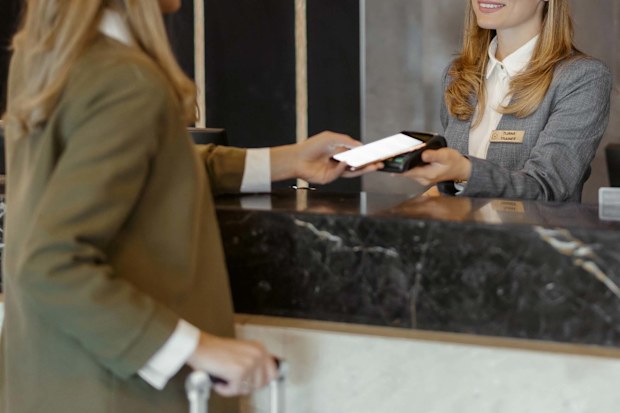 hotel reception