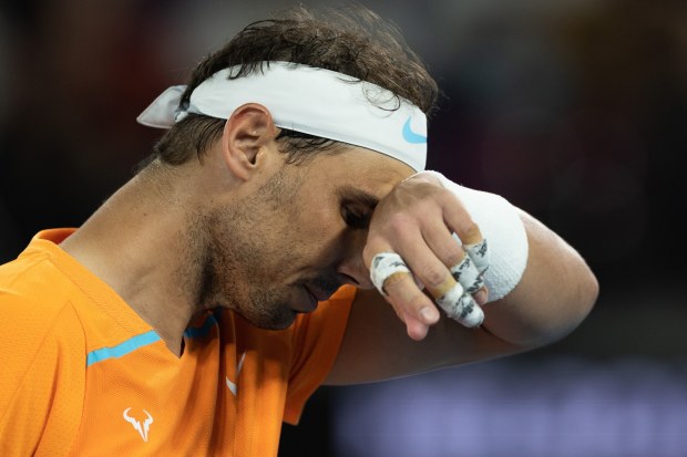 Rafael Nadal battled a hip injury at the 2023 Australian Open that kept sidelined for the lion's share of the year.