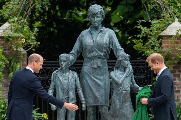 Princess Diana statue unveiling 