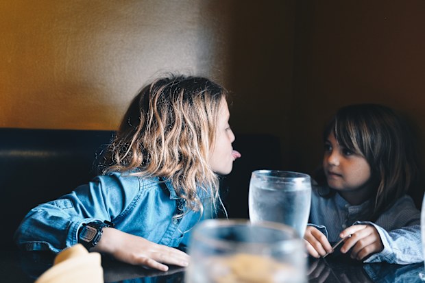 he Mumsnet poster says a family of four came to sit next to them at dinner.