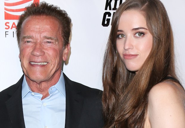 Katherine Schwarzenegger, Arnold Schwarzenegger and Christina Schwarzenegger in 2017.
