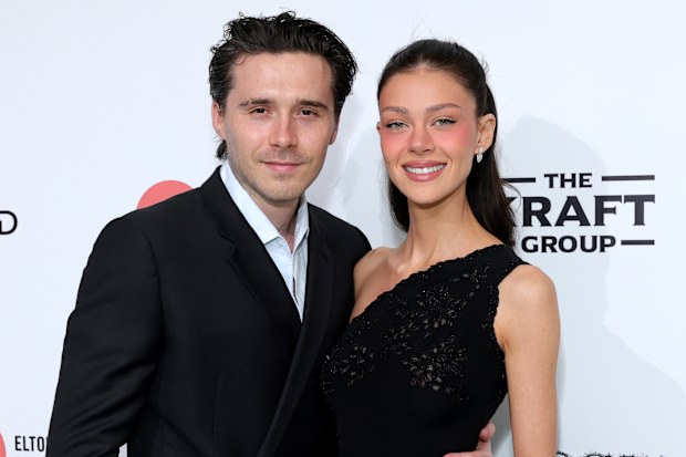 Brooklyn Peltz Beckham and Nicola Peltz Beckham at Elton John AIDS Foundation's 34th Annual Academy Awards Viewing Party on March 15, 2026.