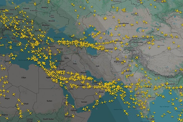 image of flightradar taken on June 23