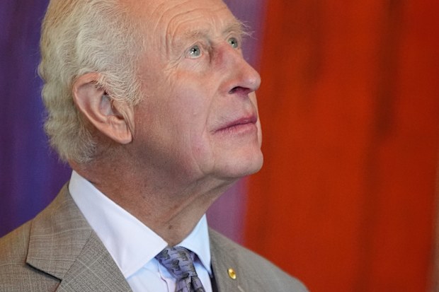 King Charles III attends a King's Foundation Australia event at Admiralty House on October 22, 2024 in Sydney, Australia. 
