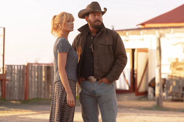 Kelly Reilly and Cole Hauser in Yellowstone spin-off Dutton Ranch