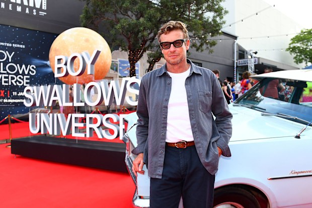 Simon Baker attends the Netflix global premiere of "Boy Swallows Universe" at New Farm Cinemas on January 09, 2024 in Brisbane 