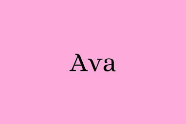 6. Ava