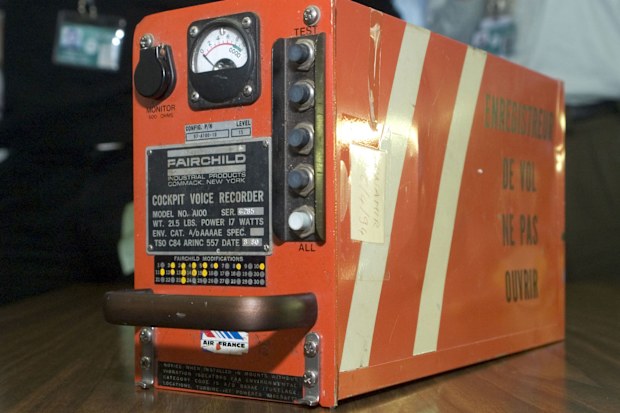 A black box flight recorder