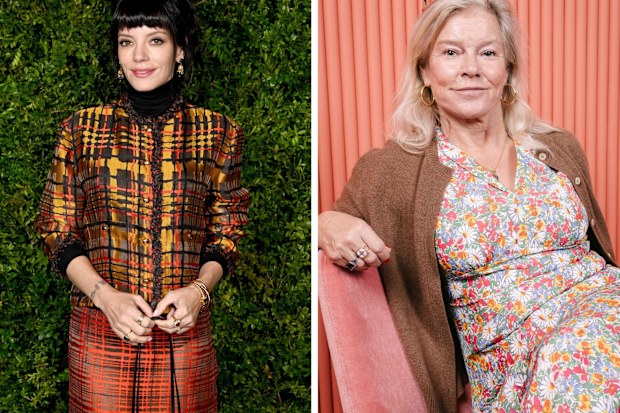 Lily Allen and mum Alison Owen