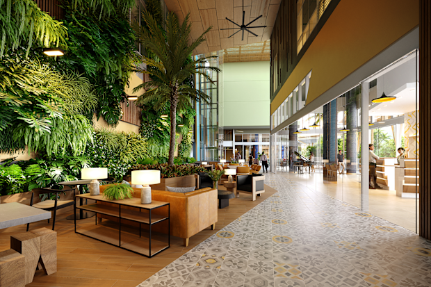 Lobby of The Bailey, Cairns