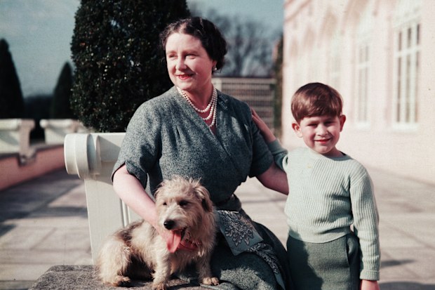 King Charles III and the Queen Mother