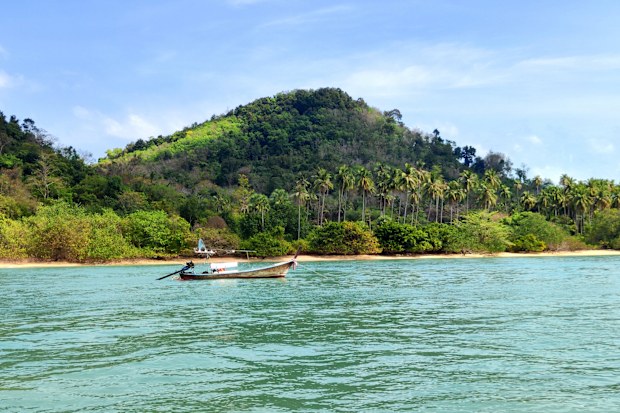 Ko Yao Noi island coastline, Phang Nga province, Thailand.