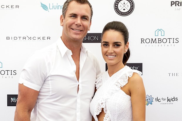 Wayne Carey and Jessica Paulke 