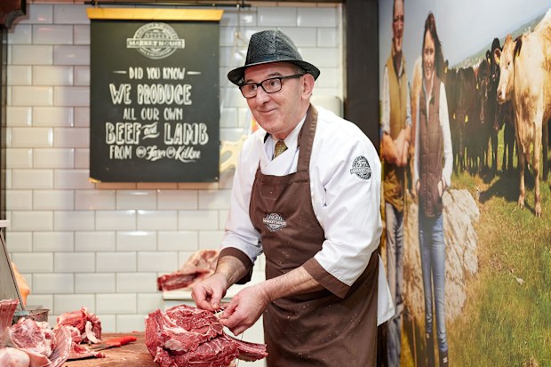 Butcher Sean Haugh is one of the Homestead Cottage's local suppliers. **This image is for use with this specific article only** 