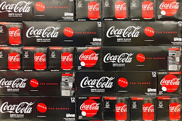 Coke no sugar packaging and boxes