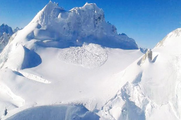 The location where 10 Indian soldiers were hit by an avalanche in Kashmir on February 3. (AFP)