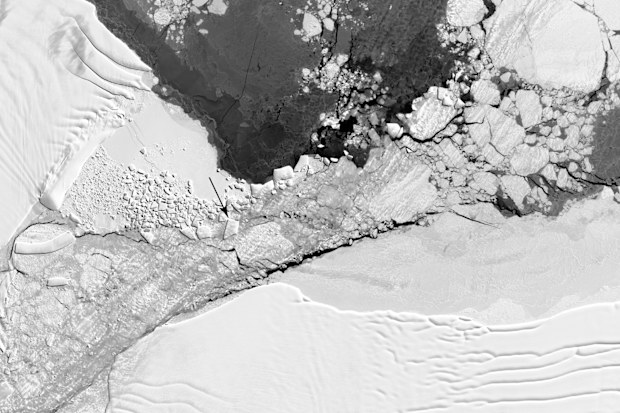 NASA image taken over the northern Antarctic Peninsula on Oct. 16, 2018. 