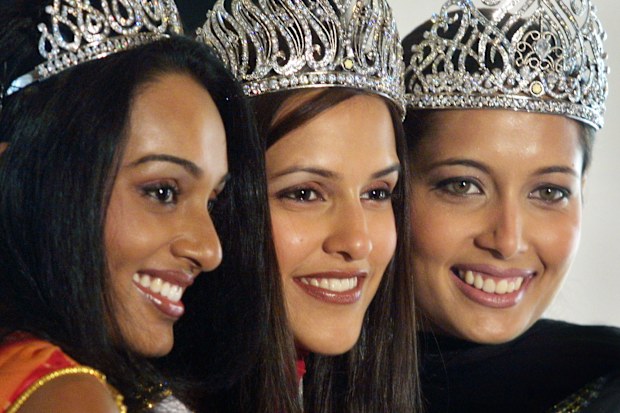 Miss India Universe, Miss India World and Miss India Earth, in New Delhi, India, 2002
