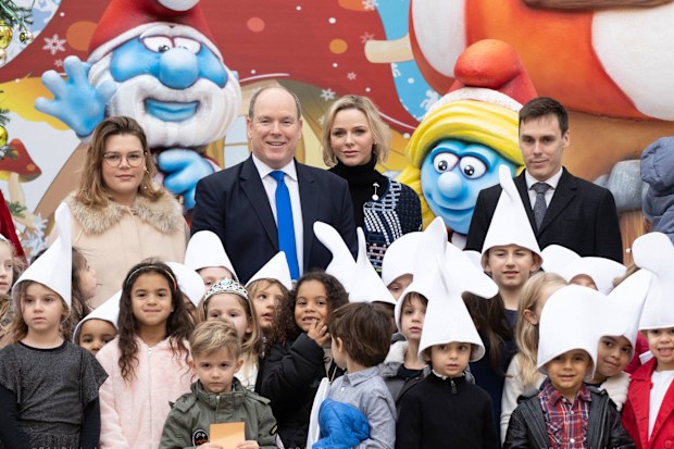 Monaco royal family Christmas Party
