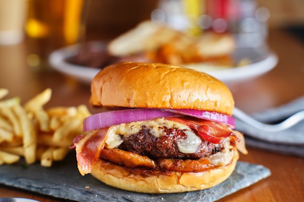 Chef Rolle says whilst you may be inclined to use a brioche bun, she recommends opting for a sourdough bun instead.