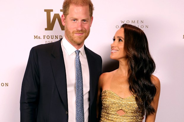 NEW YORK, NEW YORK - MAY 16: Prince Harry, Duke of Sussex and Meghan, The Duchess of Sussex attend the Ms. Foundation Women of Vision Awards: Celebrating Generations of Progress & Power at Ziegfeld Ballroom on May 16, 2023 in New York City. (Photo by Kevin Mazur/Getty Images Ms. Foundation for Women)