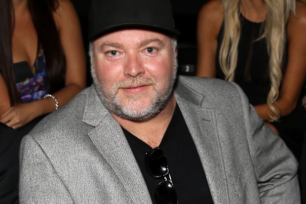 Kyle Sandilands attends the Swim show during Mercedes-Benz Fashion Week Australia 2014 at Carriageworks on April 8, 2014 in Sydney, Australia.