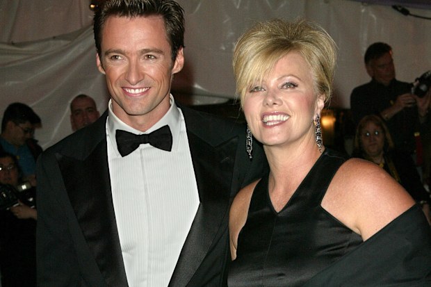 Hugh Jackman and wife Deborra-Lee Furness attend the "Dangerous Liaisons: Fashion and Furniture in the 18th Century" Costume Institute benefit gala at the Metropolitan Museum of Art April 26, 2004 in New York City. 