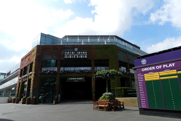 wimbelon centre court in london uk