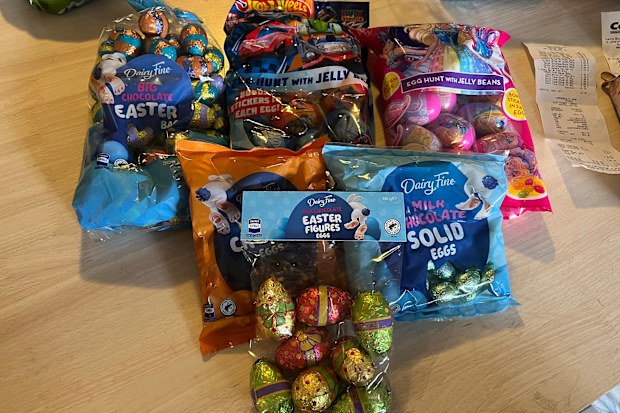 Easter eggs Aldi