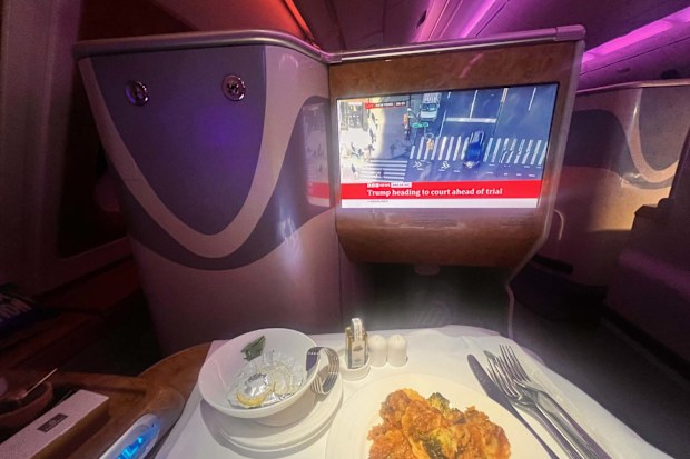 Emirates A380 business class