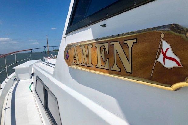 Teens stranded at sea rescued by boat with strangely prophetic name