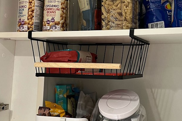 Kmart pantry organisation