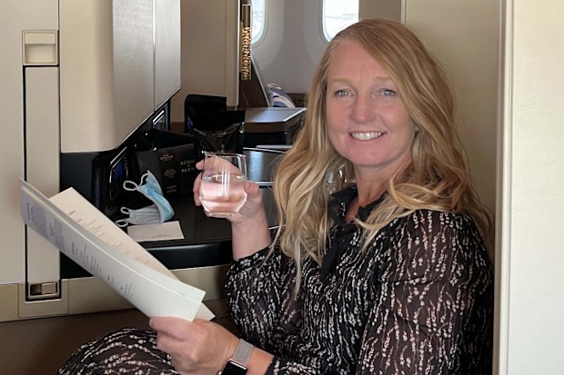 Travel agent Gillian Woodley