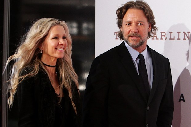Russell Crowe Danielle Spencer on October 25, 2011 in Sydney, Australia.
