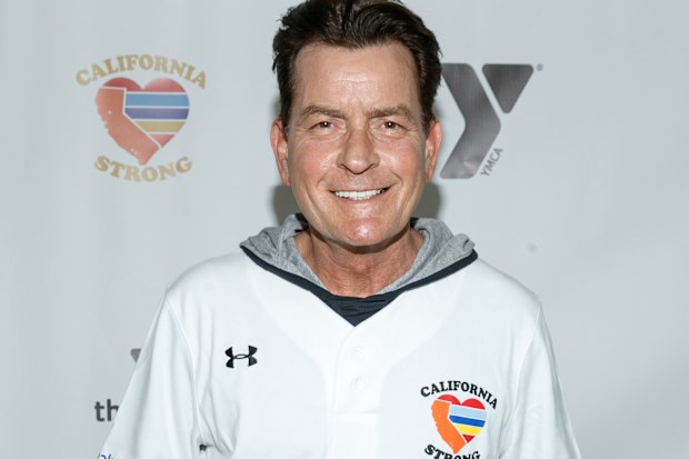 Charlie Sheen attends a charity softball game to benefit "California Strong" at Pepperdine University on January 13, 2019 in Malibu, California.
