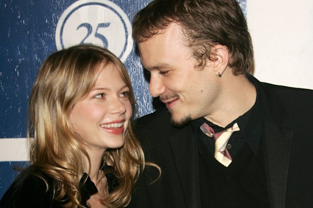 Michelle Williams and Heath Ledger attend the Independent Feature Project's 15th Annual Gotham Awards in 2005 in New York City.