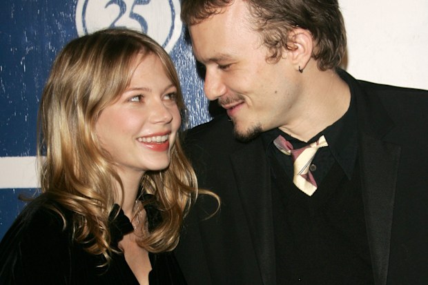 Michelle Williams and Heath Ledger attend the Independent Feature Project's 15th Annual Gotham Awards in 2005 in New York City.