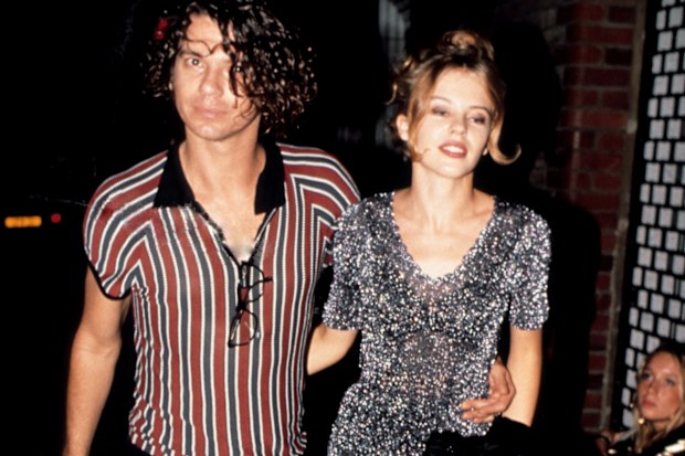 Michael Hutchence and Kylie Minogue